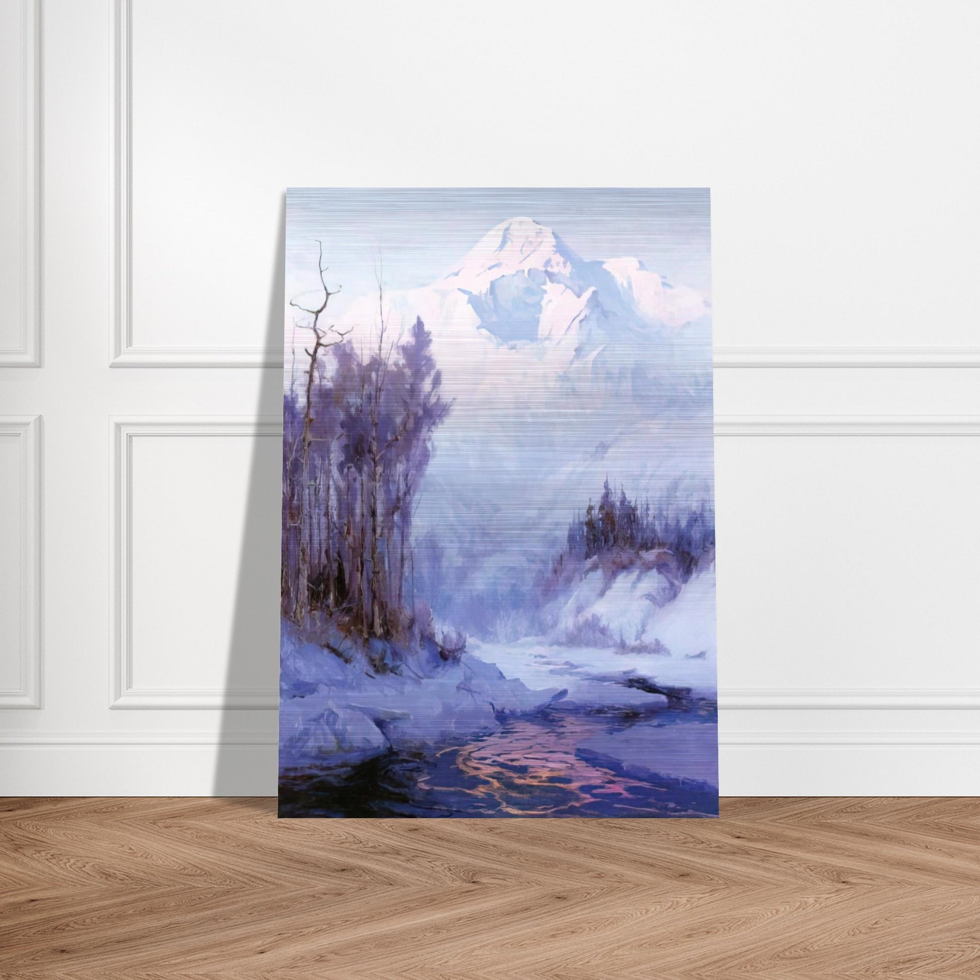 The Breakup - Romanticism - Sydney Laurence Brushed Aluminum Print - 70x100 cm / 28x40 inches | Sydney Laurence Aluminum Print | Sydney Laurence Prints