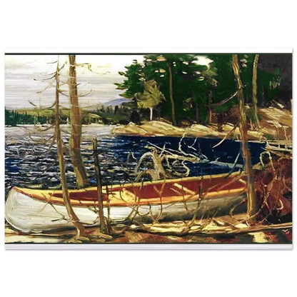 THE CANOE 1912 - Tom Thomson Brushed Aluminum Print - 70x100 cm / 28x40 inches | Tom Thomson Aluminum Print | Tom Thomson Prints
