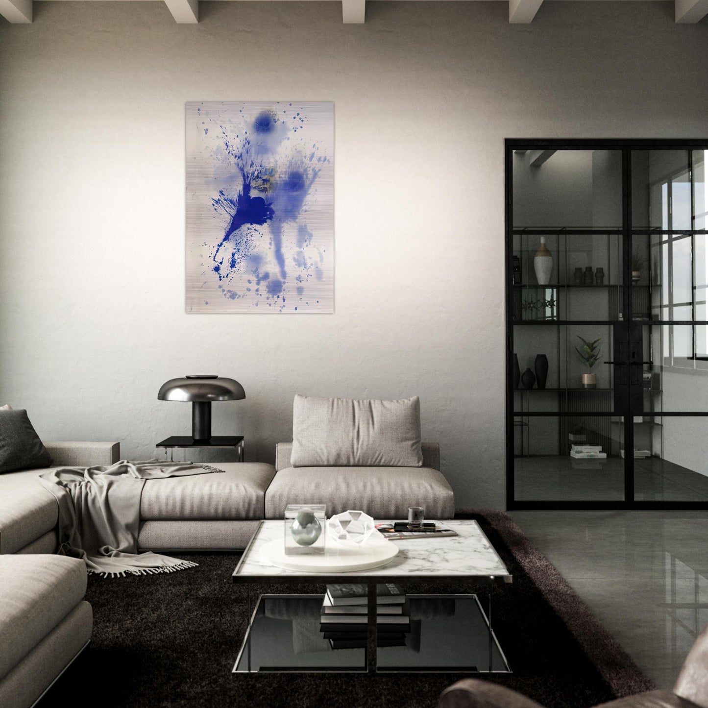 Astral Nebula - Hans Hofmann Brushed Aluminum Print - 70x100 cm / 28x40 inches | Hans Hofmann Aluminum Print | Hans Hofmann Prints