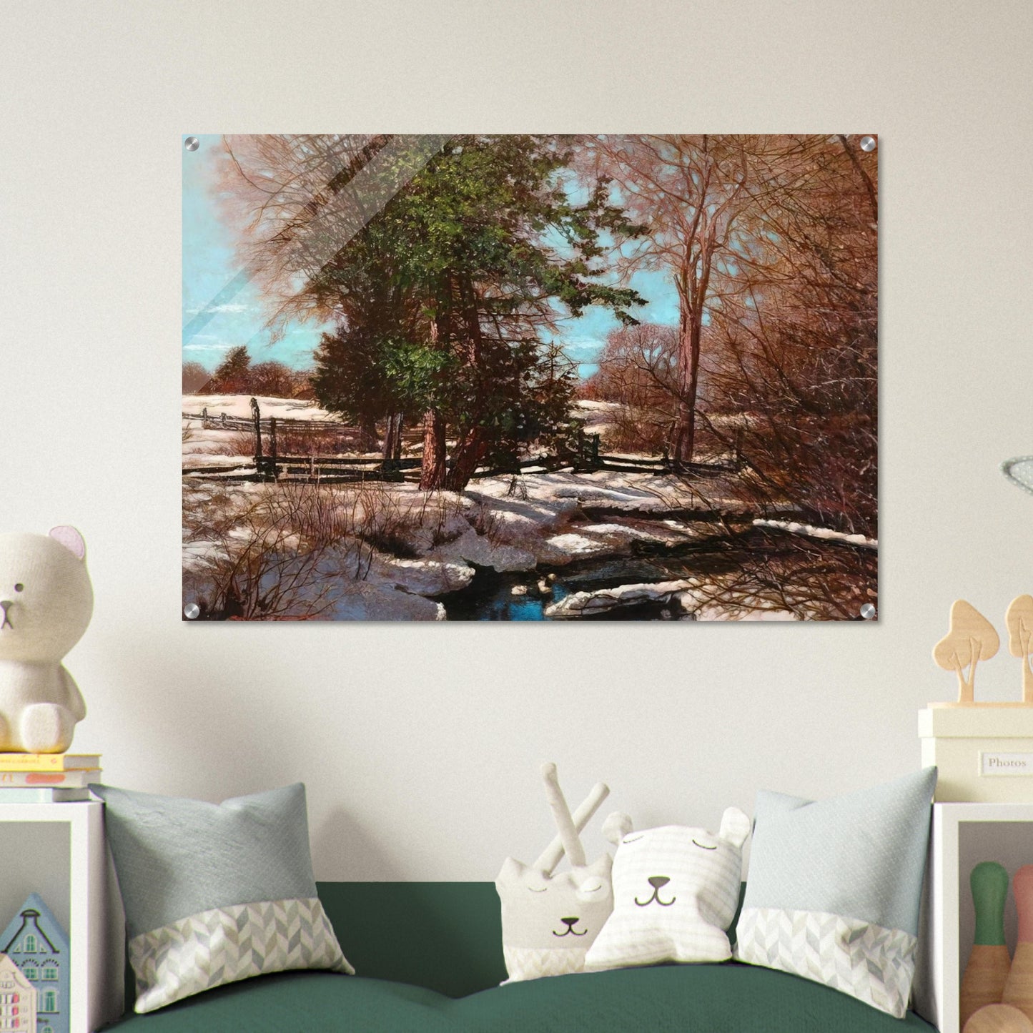 Promise of Spring - 1930 Canada - Frank Johnston Acrylic Print - 70x100 cm / 28x40″ inches | Frank Johnston Wall Art | Frank Johnston Prints