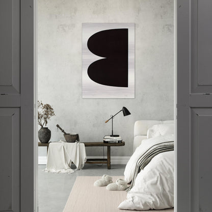 Black from Suite of Twenty-Seven Color Lithographs - Ellsworth Kelly Brushed Aluminum Print - 70x100 cm / 28x40 inches | Ellsworth Kelly Aluminum Print | Ellsworth Kelly Prints