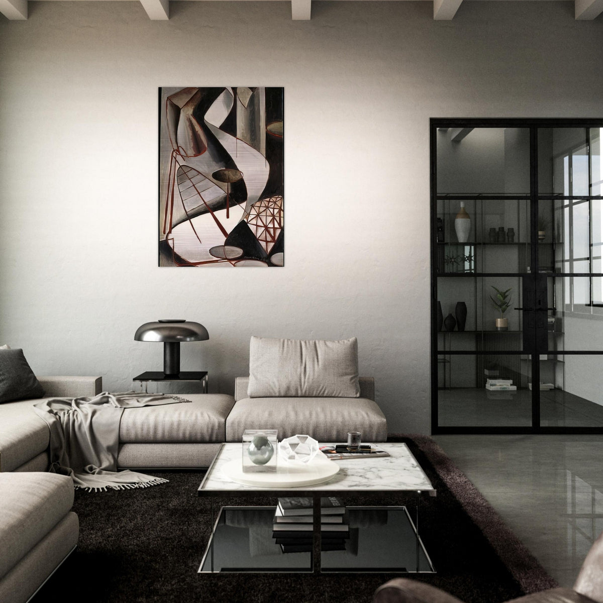 RETURN TO REASON - Man Ray Brushed Aluminum Print - 70x100 cm / 28x40 inches | Man Ray Aluminum Print | Man Ray Prints