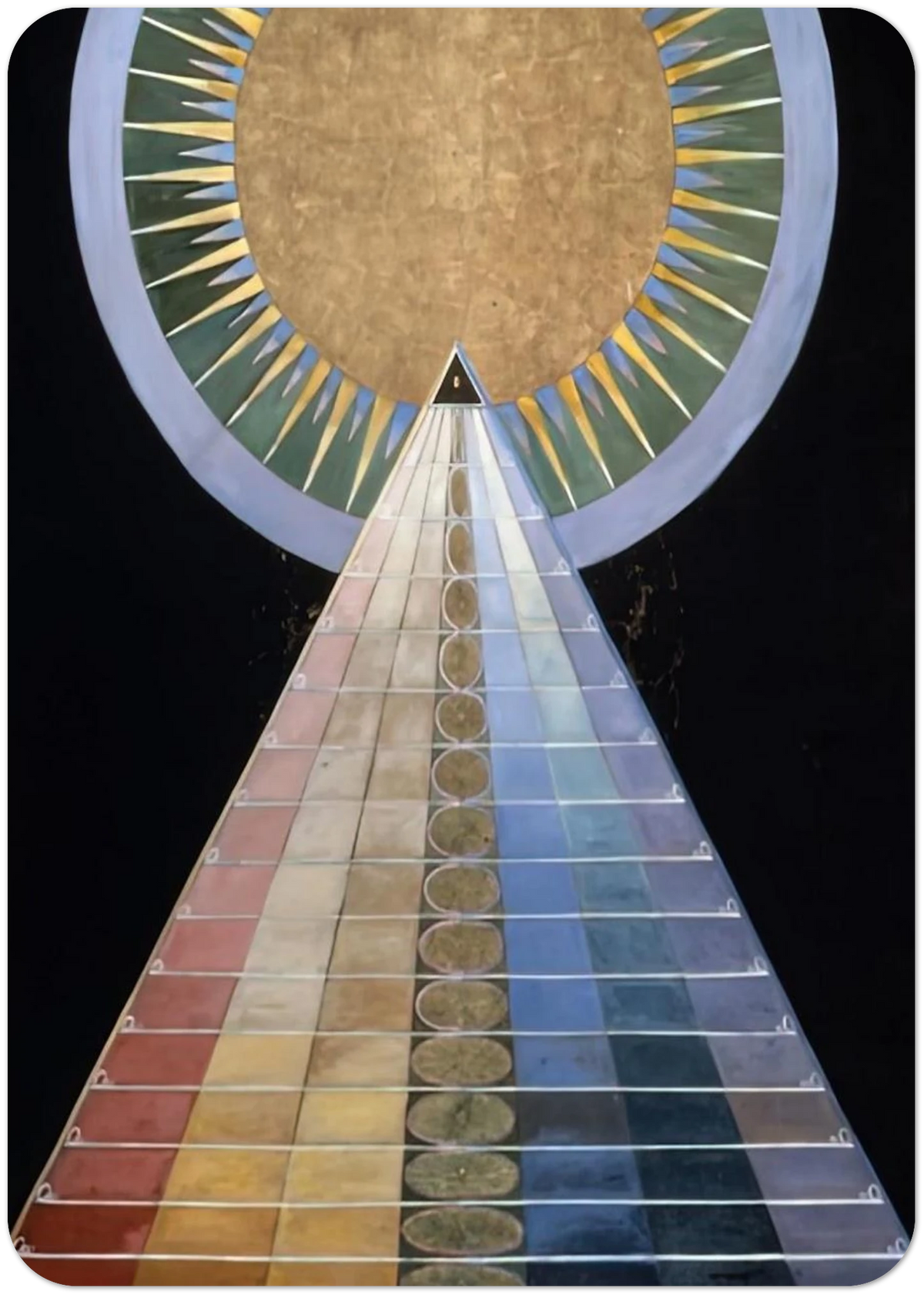 ALTAR PAINTING 1915 By Hilma af Klint Pack of 10 Post Cards | Hilma af Klint Post Cards | A6 (10.5 x 14.8 cm) - 4.1 x 5.8 inches