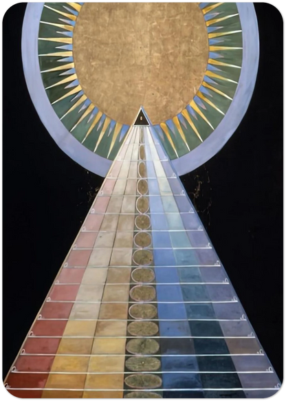 ALTAR PAINTING 1915 By Hilma af Klint Pack of 10 Post Cards | Hilma af Klint Post Cards | A6 (10.5 x 14.8 cm) - 4.1 x 5.8 inches
