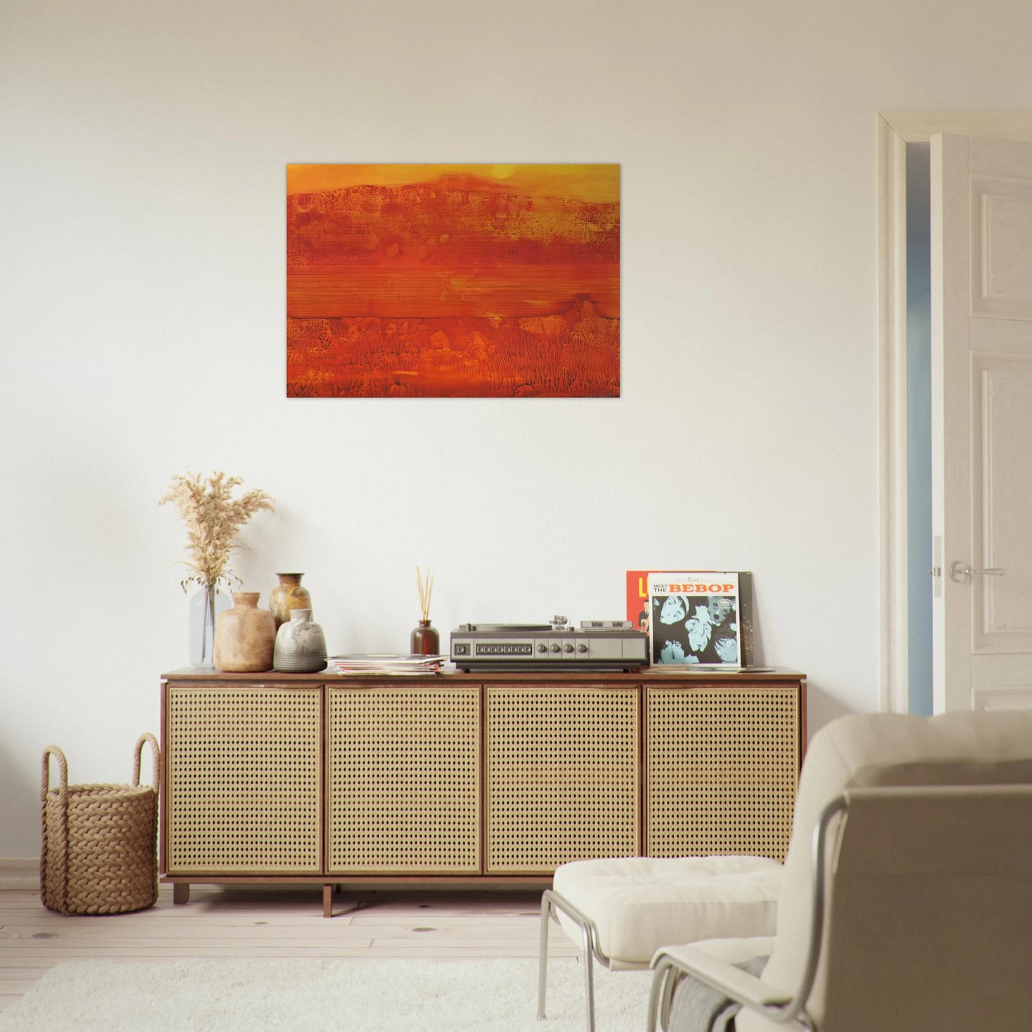 The Obscure Gods - Max Ernst Brushed Aluminum Print - 70x100 cm / 28x40 inches | Max Ernst Aluminum Print | Max Ernst Prints