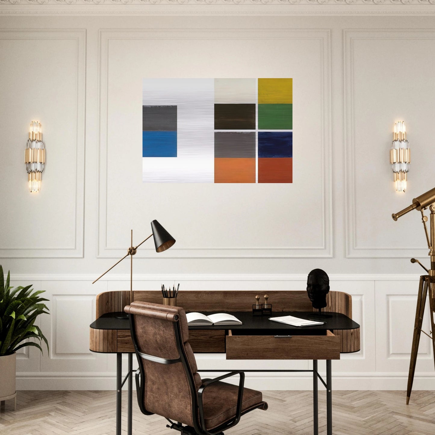 Untitled in 5 parts - 1987 - Gunther Forg Brushed Aluminum Print - 70x100 cm / 28x40 inches | Gunther Forg Aluminum Print | Gunther Forg Prints