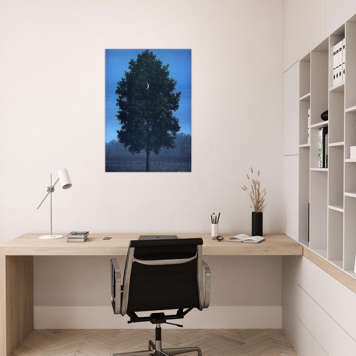 SIXTEENTH OF SEPTEMBER 1956 - Rene Magritte Brushed Aluminum Print - 70x100 cm / 28x40 inches | Rene Magritte Aluminum Print | Rene Magritte Prints