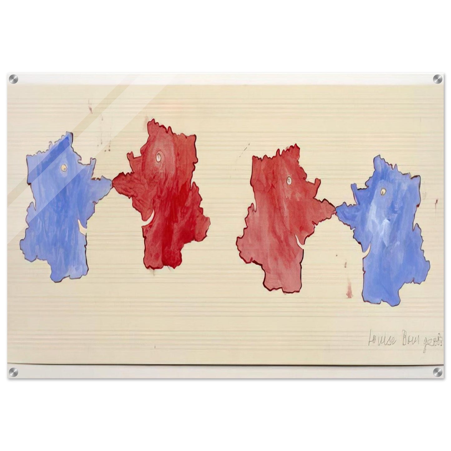ON THE OCCASION OF SERPENTINE GALLERY MAP MARATHON - Louise Bourgeois Acrylic Print - 70x100 cm / 28x40″ inches | Louise Bourgeois Wall Art | Louise Bourgeois Prints