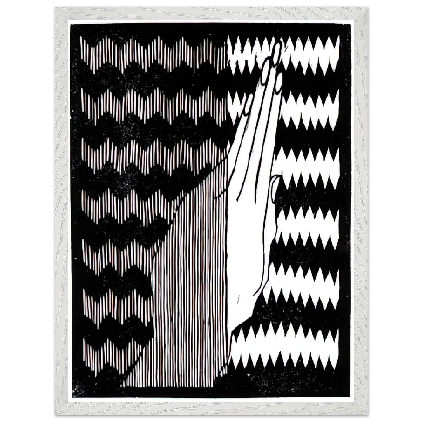 MC Escher - ESCHER (6) Wall Art - 21x29.7 cm / 8x12" - Premium Wooden Framed Poster With Fine Art Paper-canvas - Black frame