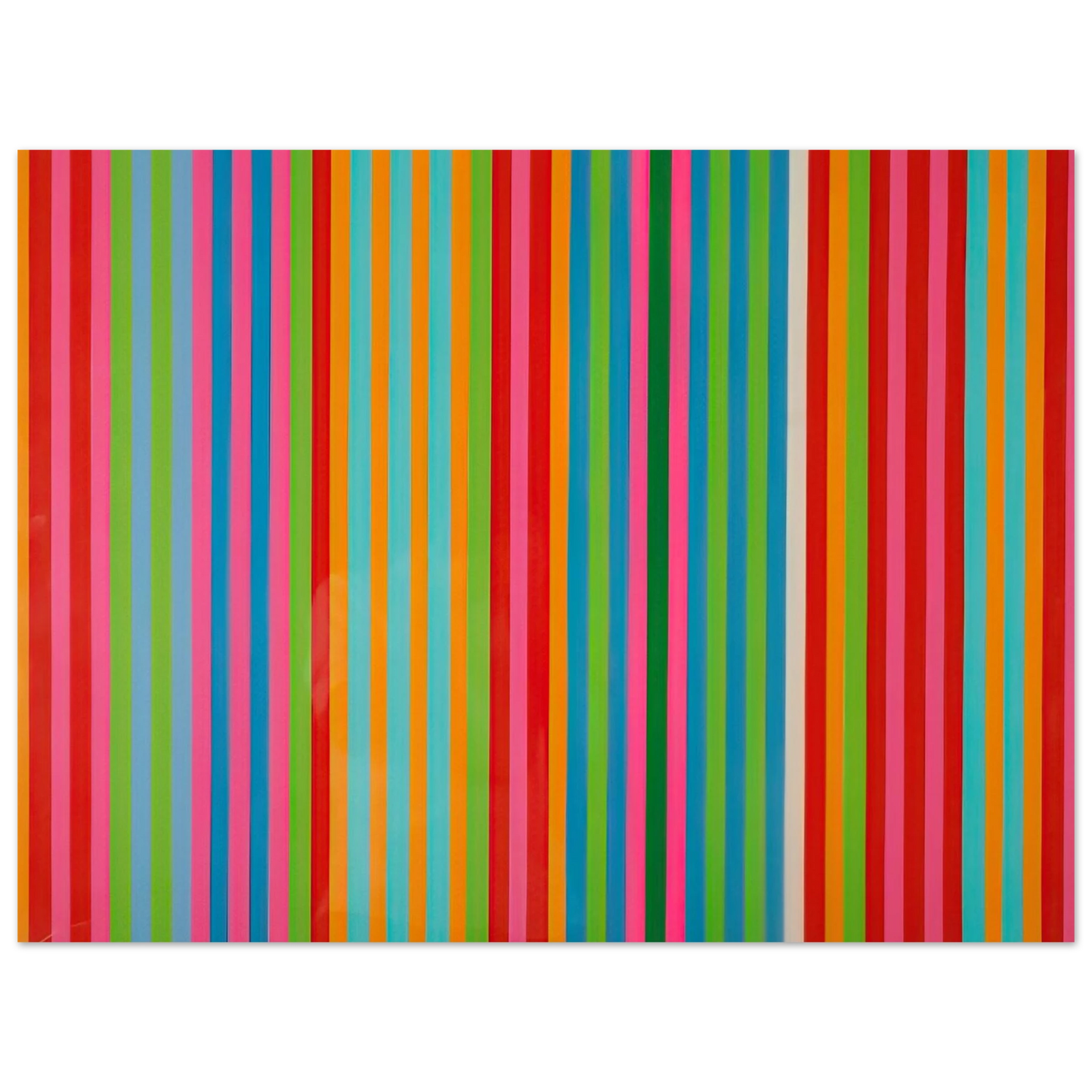 Gene Davis - Passion Flower - 1968  75x100 cm / 30x40inches Fine Art Poster
