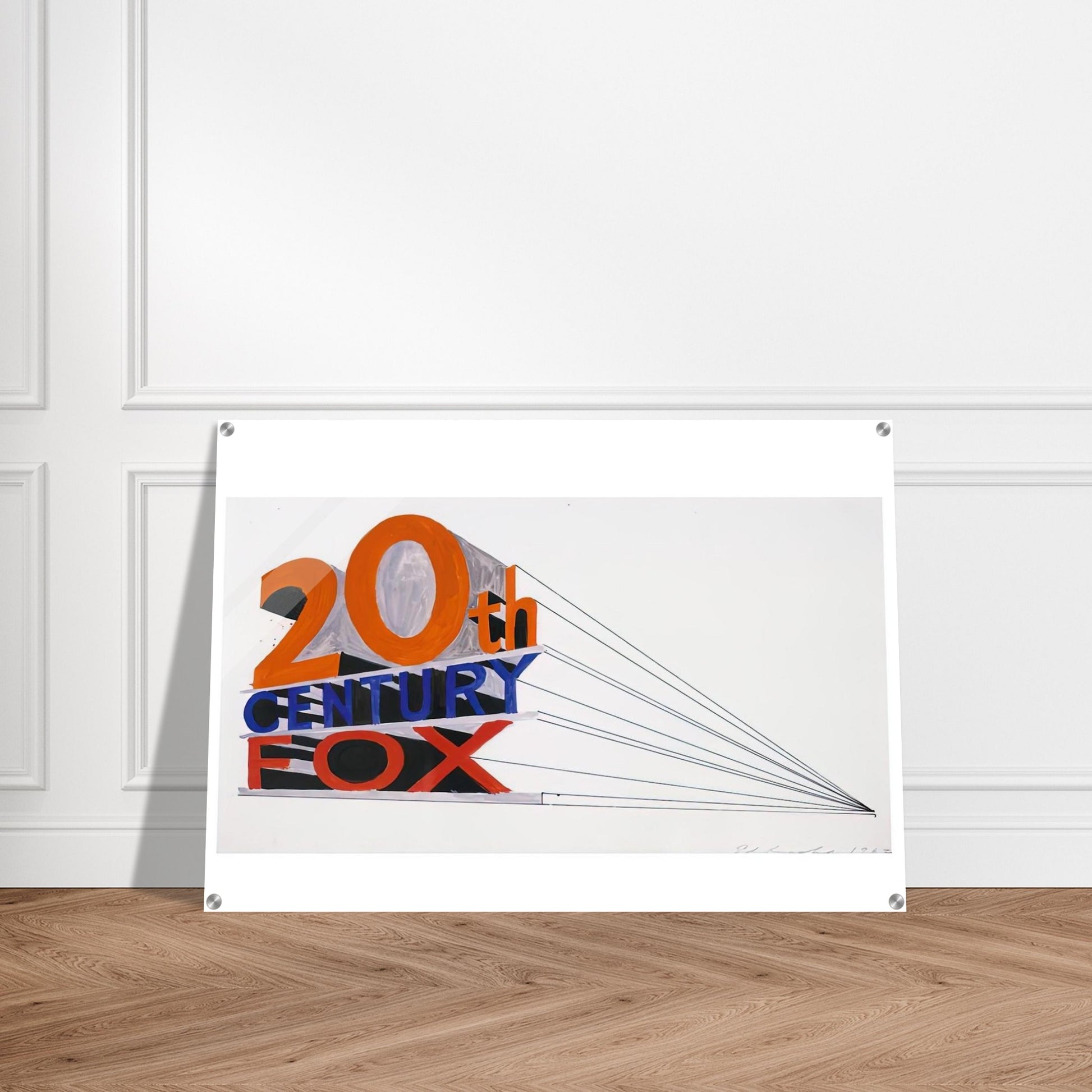 TRADEMARK 4 1962 - Edward Ruscha Acrylic Print - 70x100 cm / 28x40″ inches
