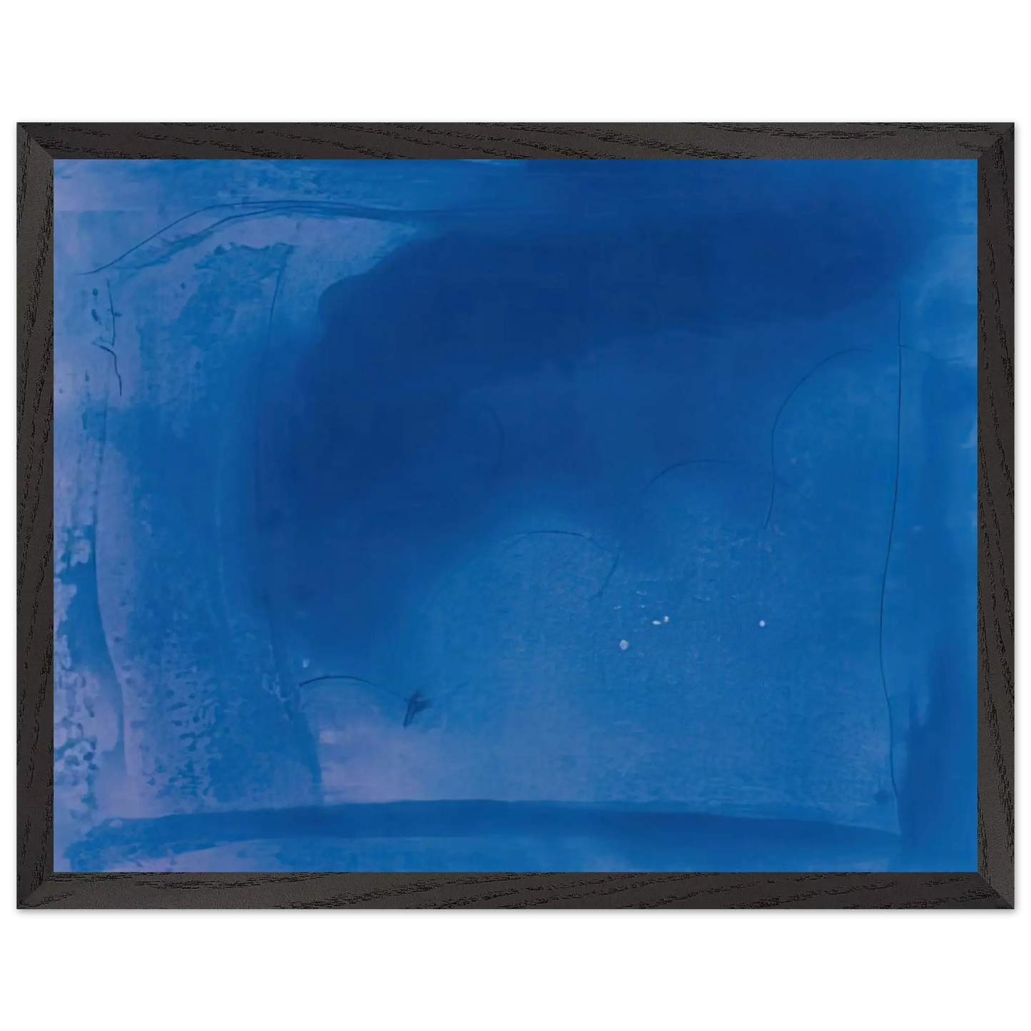 Helen Frankenthaler - Corot s Mark - 1987 Wall art - 60x80 cm / 24x32 Inches - Premium Wooden Framed Poster With Fine Art Paper - Wood frame