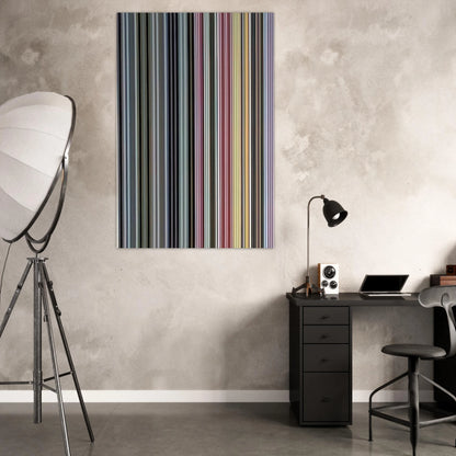 Alice Tully Hall Sampler - 1961 - Gene Davis Art Prints - 100x150 cm / 40x60″ inches | Gene Davis Poster | Gene Davis Prints