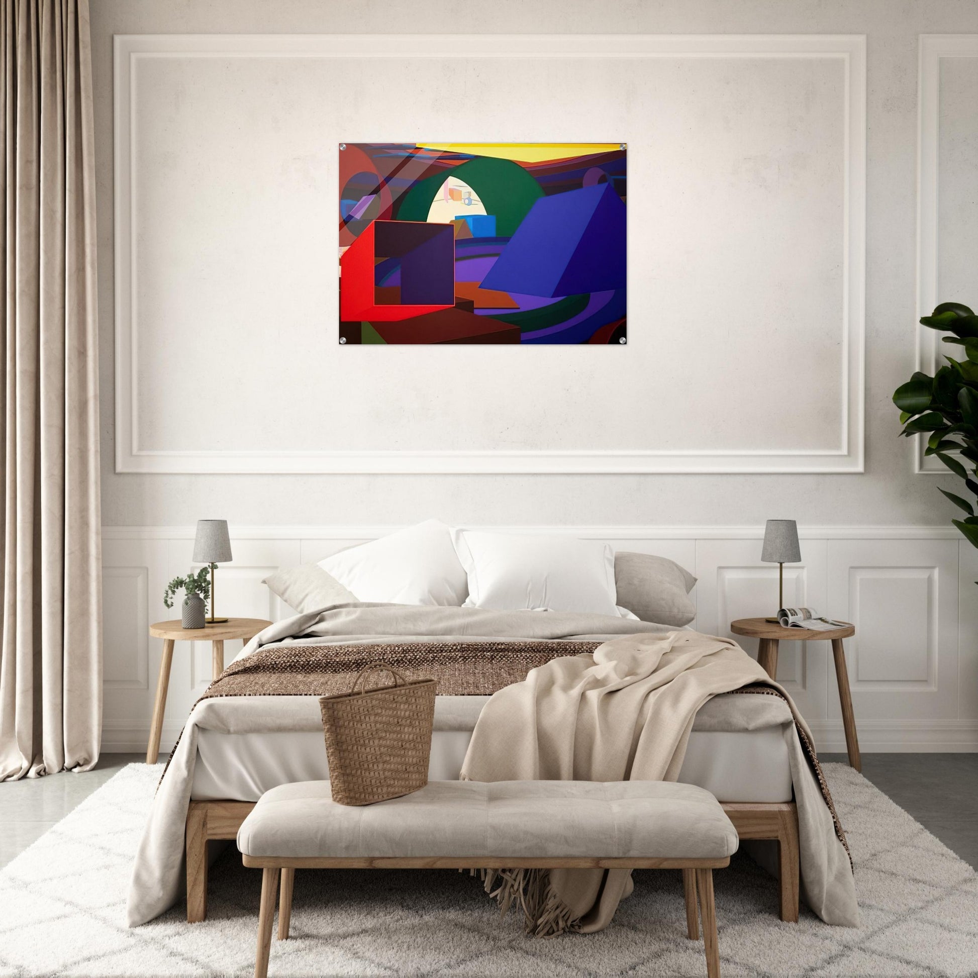 Orion II - Al Held Acrylic Print - 70x100 cm / 28x40″ inches
