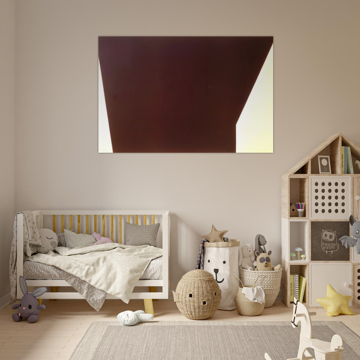 End Gable - 1972 - Leon Polk Smith Art Prints - 100x150 cm / 40x60″ inches | Leon Polk Smith Poster | Leon Polk Smith Prints