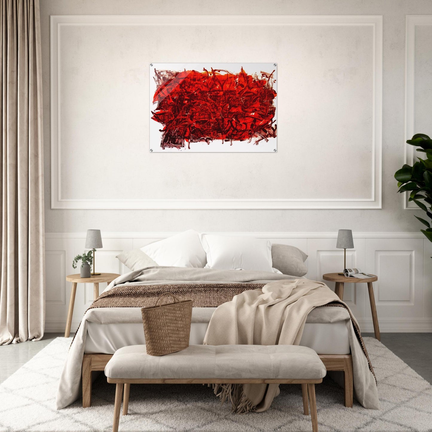 Leaves III - Jean-Paul Riopelle Acrylic Print - 70x100 cm / 28x40″ inches