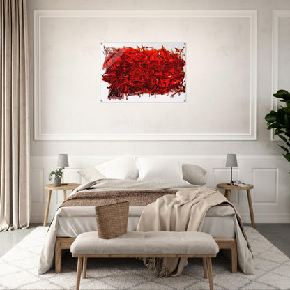 Leaves III - Jean-Paul Riopelle Acrylic Print - 70x100 cm / 28x40″ inches