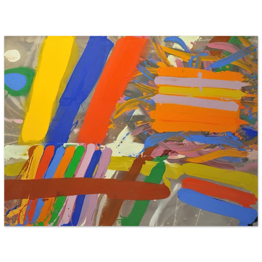 Albert Irvin - Woolhara - 1986  75x100 cm / 30x40inches Fine Art Poster