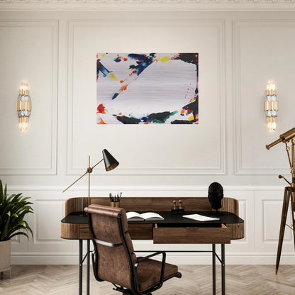 Angel Trails - Sam Francis Brushed Aluminum Print - 70x100 cm / 28x40 inches | Sam Francis Aluminum Print | Sam Francis Prints