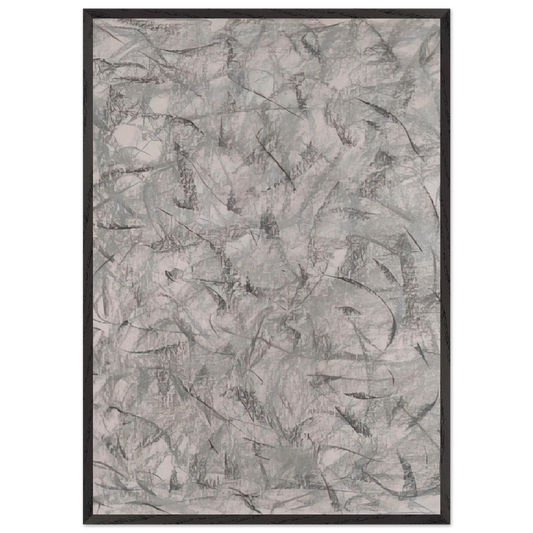 UNTITLED 1980 N2 - Gotthard Graubner 70x100 cm / 28x40 inches Framed Art Print – Black Wooden Frame