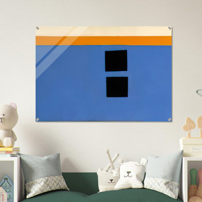 Double Aegean Sun-Box - 1968 - Theodoros Stamos Acrylic Print - 70x100 cm / 28x40″ inches | Theodoros Stamos Wall Art | Theodoros Stamos Prints