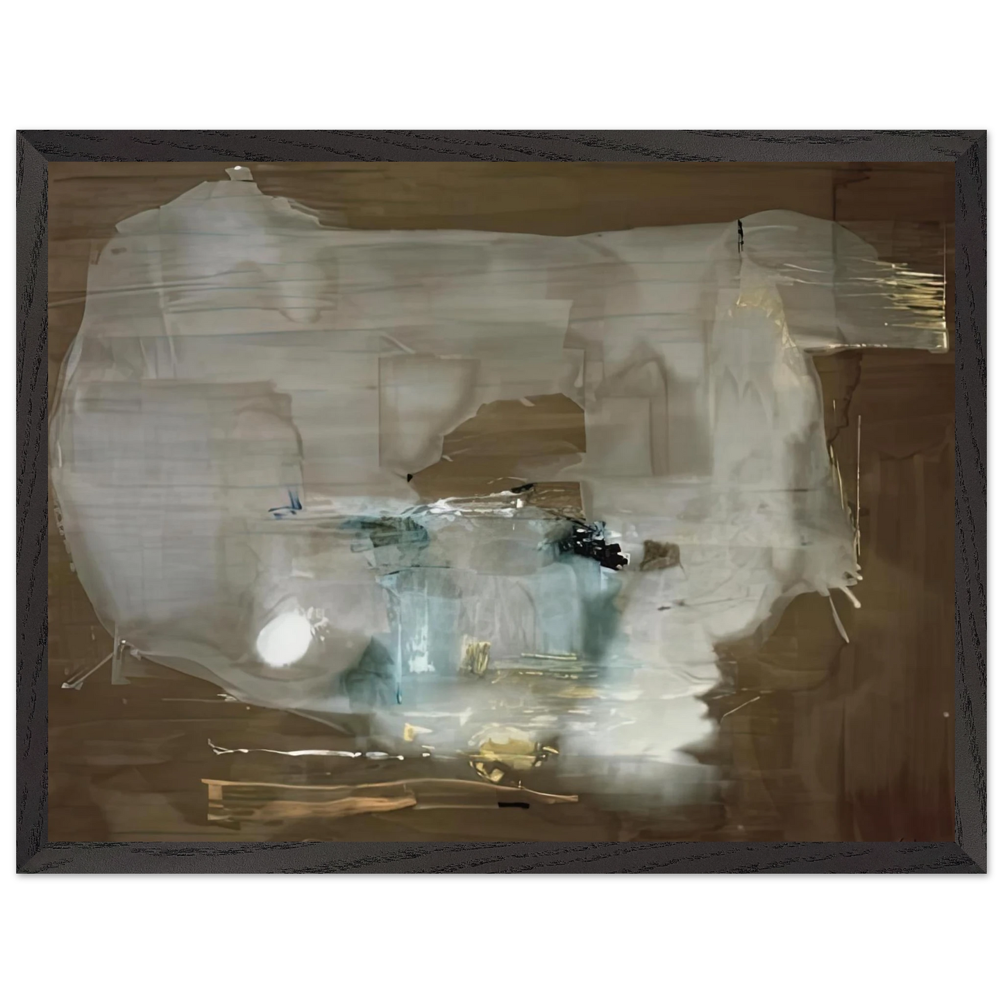 Helen Frankenthaler - M, 1977- Wall Art - 28x40 inches / 70x70 cm - Canvas (Imperial)-canvas - -