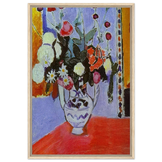 A BUNCH OF FLOWERS 1907 - Henri Matisse Framed Canvas Print - 60x90 cm / 24x36″ inches