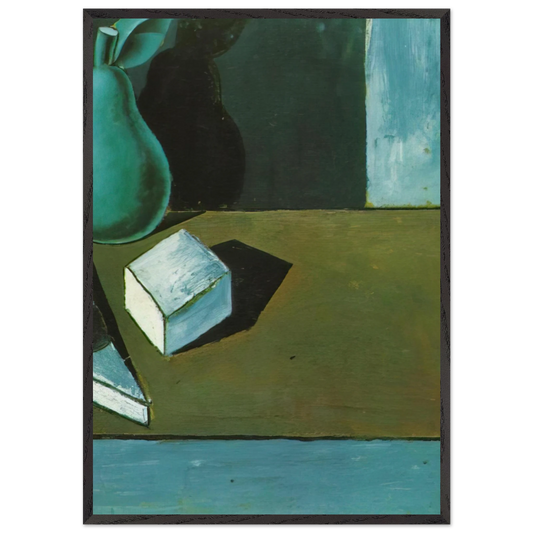 STILL LIFE 5 N2 - Salvador Dali 70x100 cm / 28x40 inches Framed Art Print – Black Wooden Frame
