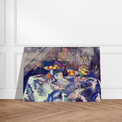 VASE BOTTLE AND FRUIT 1906 - Henri Matisse Acrylic Print - 70x100 cm / 28x40″ inches