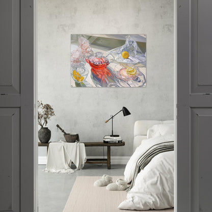 HERB TEA 1995 - Janet Fish Acrylic Print - 70x100 cm / 28x40″ inches | Janet Fish Wall Art | Janet Fish Prints