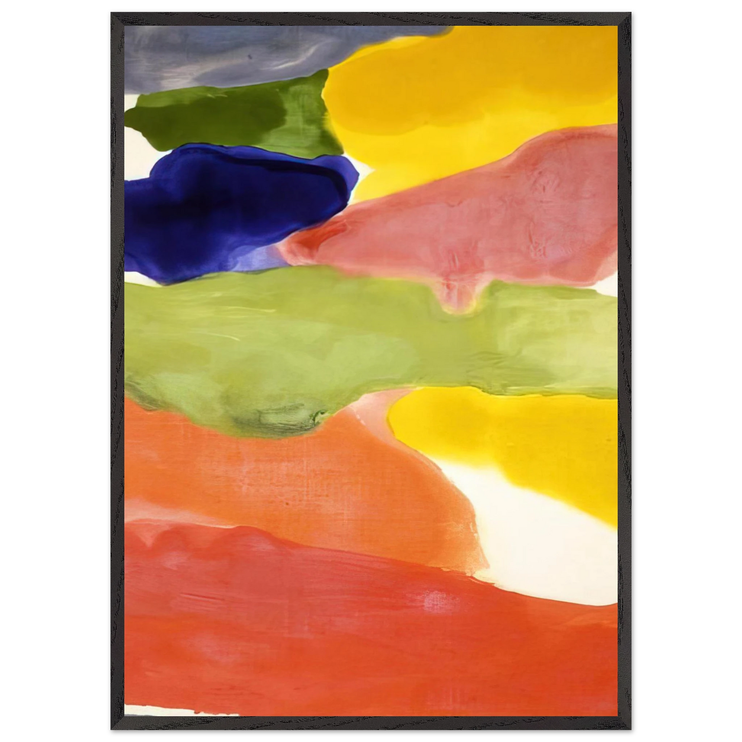 Helen Frankenthaler - Tutti-Fruitti - 1966 Wall art - 27x35 cm / 11x14 inches - Fine Art Poster-canvas - -