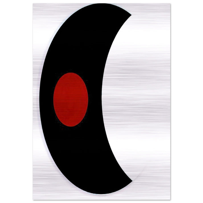 Omicron V - 1961 - Alexander Liberman Brushed Aluminum Print - 70x100 cm / 28x40 inches | Alexander Liberman Aluminum Print | Alexander Liberman Prints