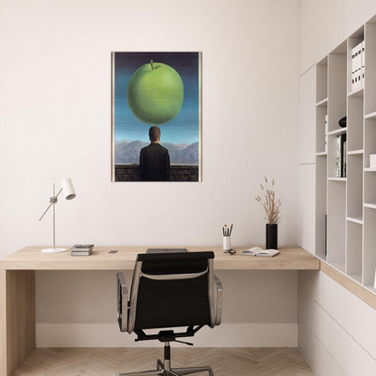 THE POSTCARD 1960 - Rene Magritte Brushed Aluminum Print - 70x100 cm / 28x40 inches | Rene Magritte Aluminum Print | Rene Magritte Prints