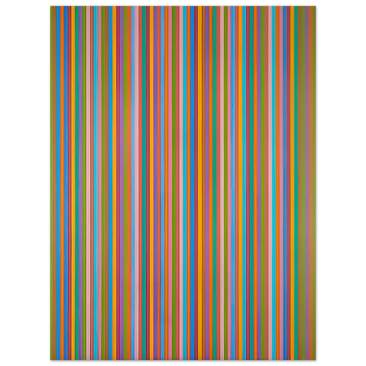 Bridget Riley - ECCLESIA 1985  75x100 cm / 30x40inches Fine Art Poster