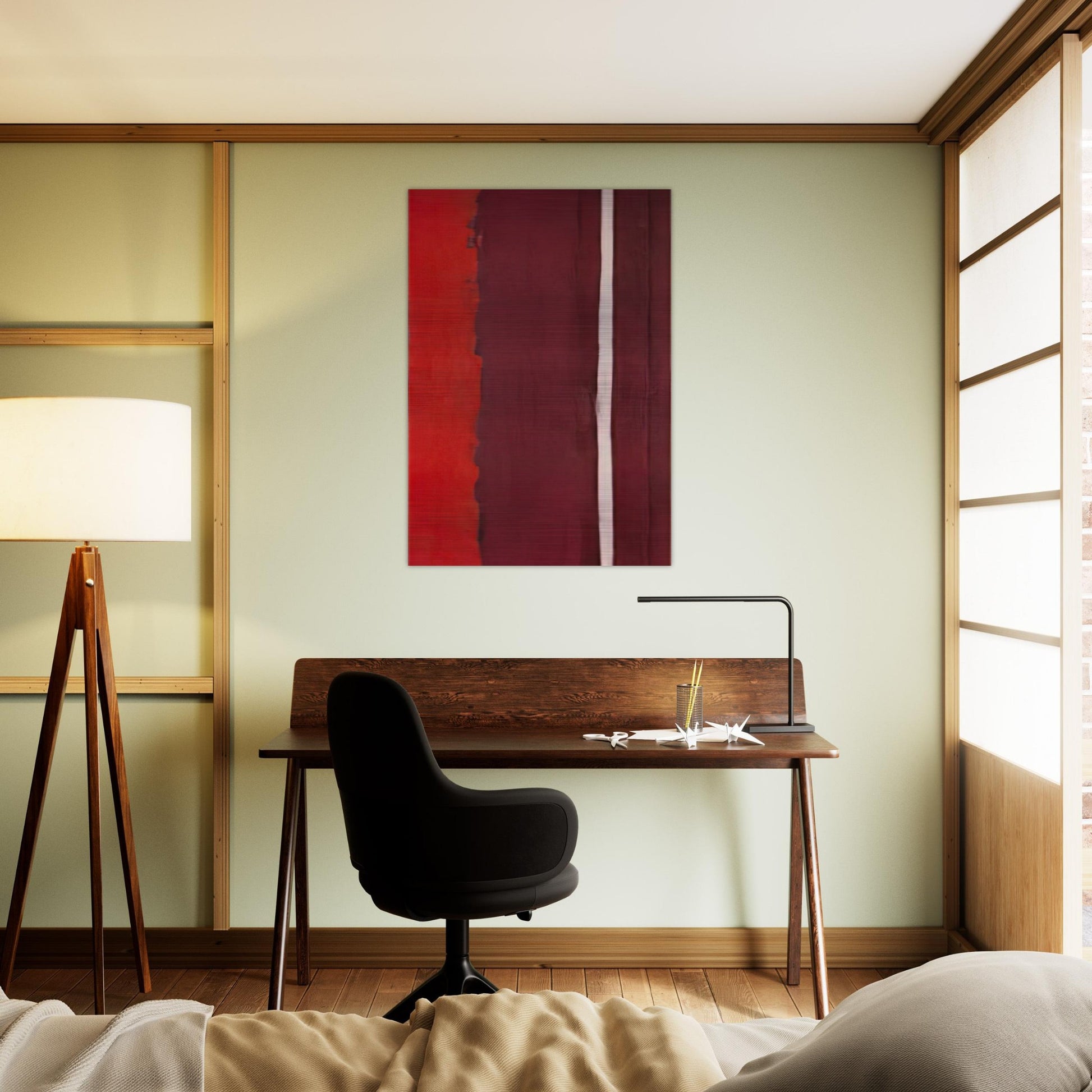 Untitled I - Barnett Newman Brushed Aluminum Print - 70x100 cm / 28x40 inches | Barnett Newman Aluminum Print | Barnett Newman Prints