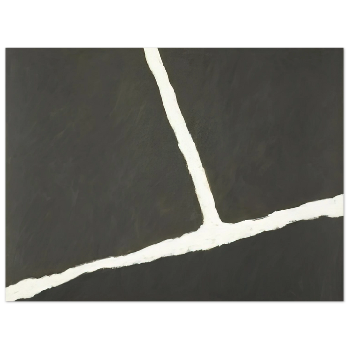 Raoul De Keyser - Krijtlijnen HV - 1977  75x100 cm / 30x40inches Fine Art Poster