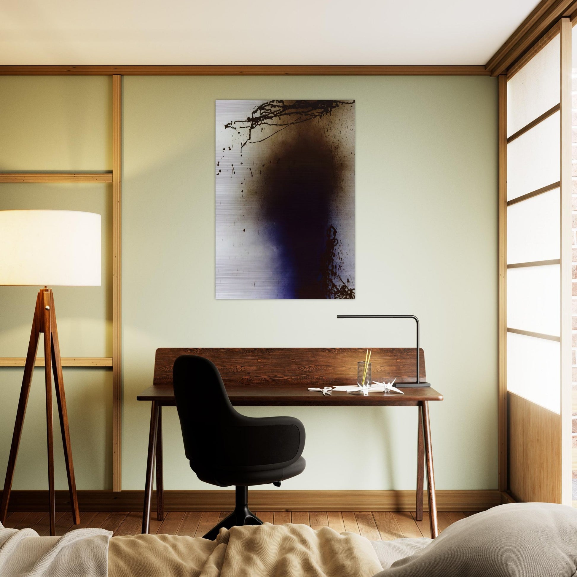 Untitled T1989-U11 - 1989 - Hans Hartung Brushed Aluminum Print - 70x100 cm / 28x40 inches | Hans Hartung Aluminum Print | Hans Hartung Prints