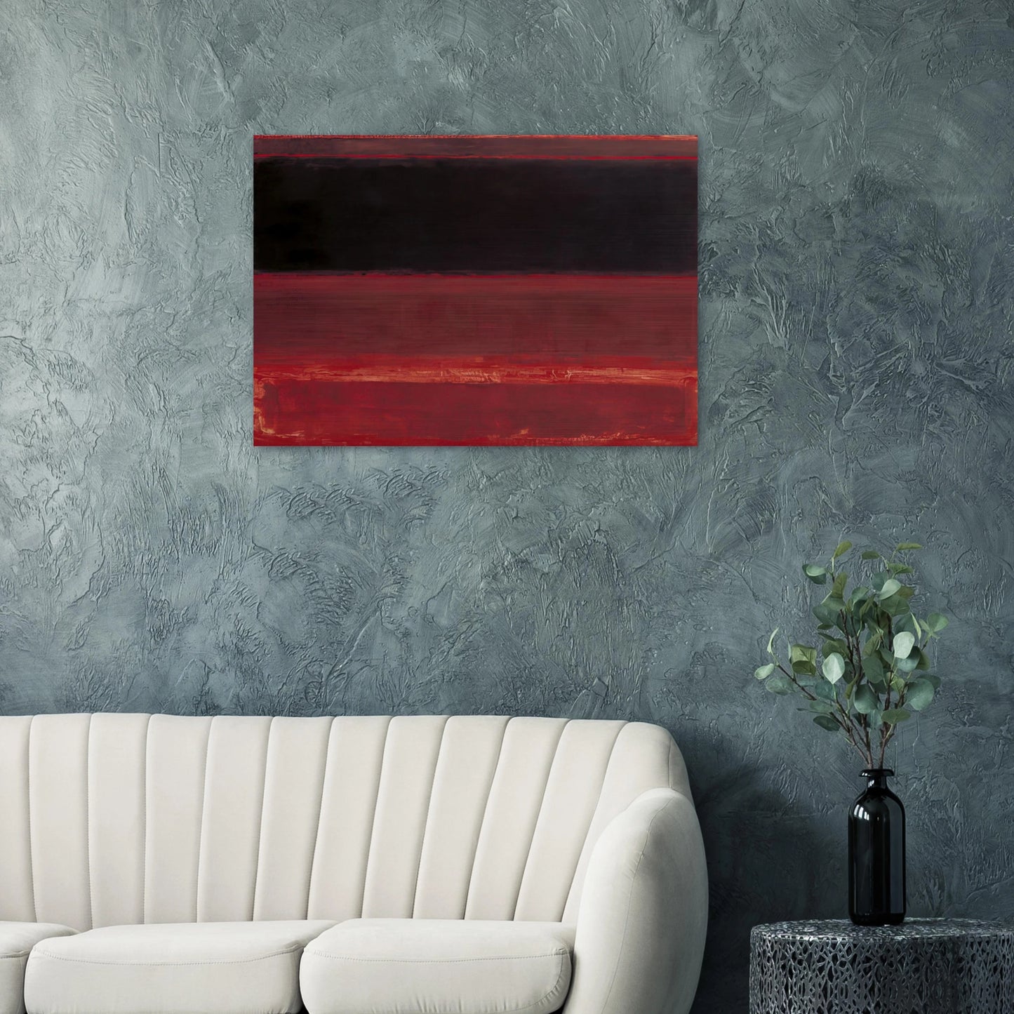 Four Darks in Red - 1958 - Mark Rothko Brushed Aluminum Print - 70x100 cm / 28x40 inches | Mark Rothko Aluminum Print | Mark Rothko Prints