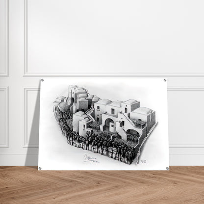 ESCHER (24) - MC Escher Acrylic Print - 70x100 cm / 28x40″ inches | Maurits Cornelis Escher Prints