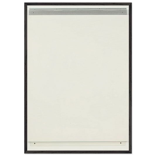 Attendant - Robert Ryman 70x100 cm / 28x40 inches Framed Art Print – Black Wooden Frame