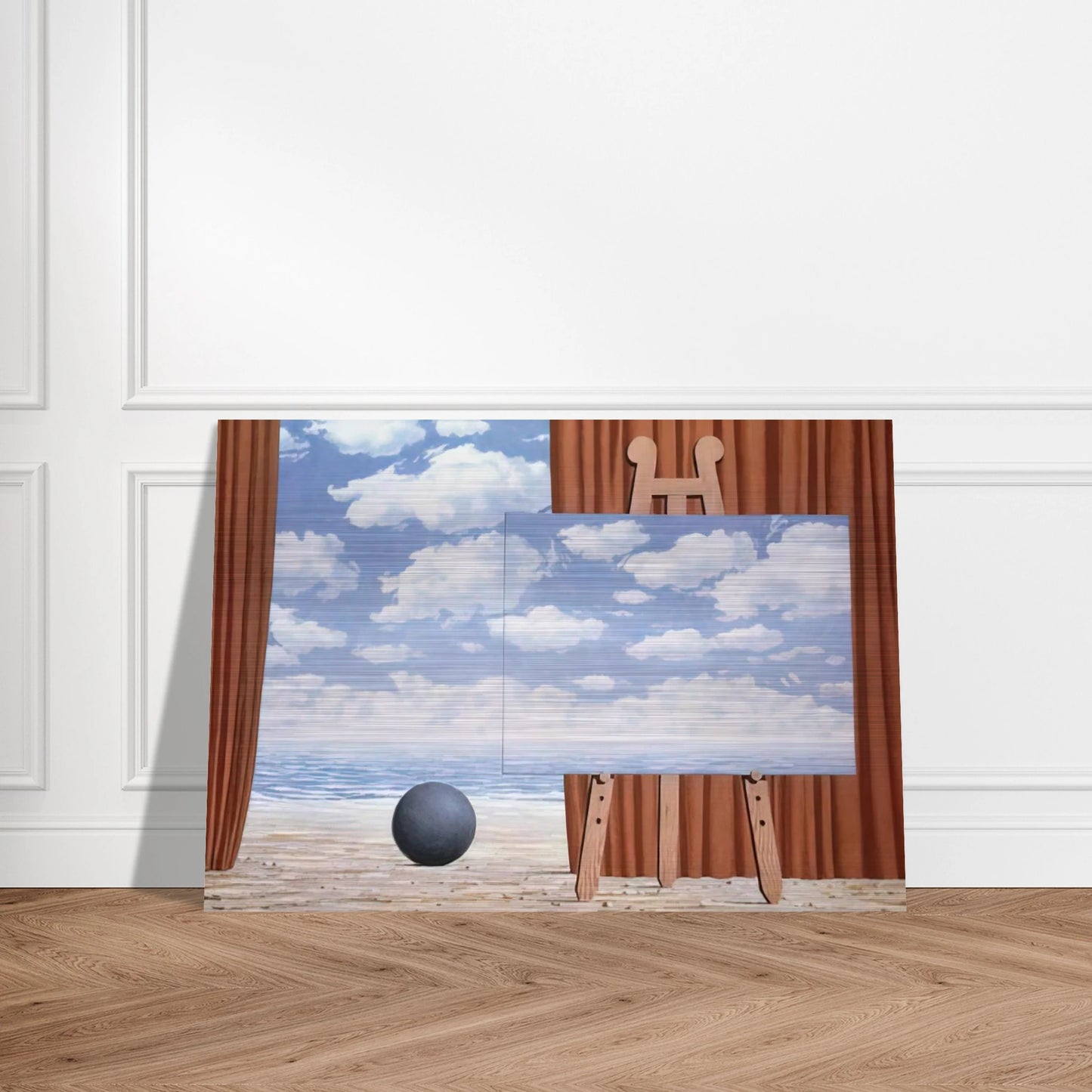 THE FAIR CAPTIVE 1965 - Rene Magritte Brushed Aluminum Print - 70x100 cm / 28x40 inches | Rene Magritte Aluminum Print | Rene Magritte Prints