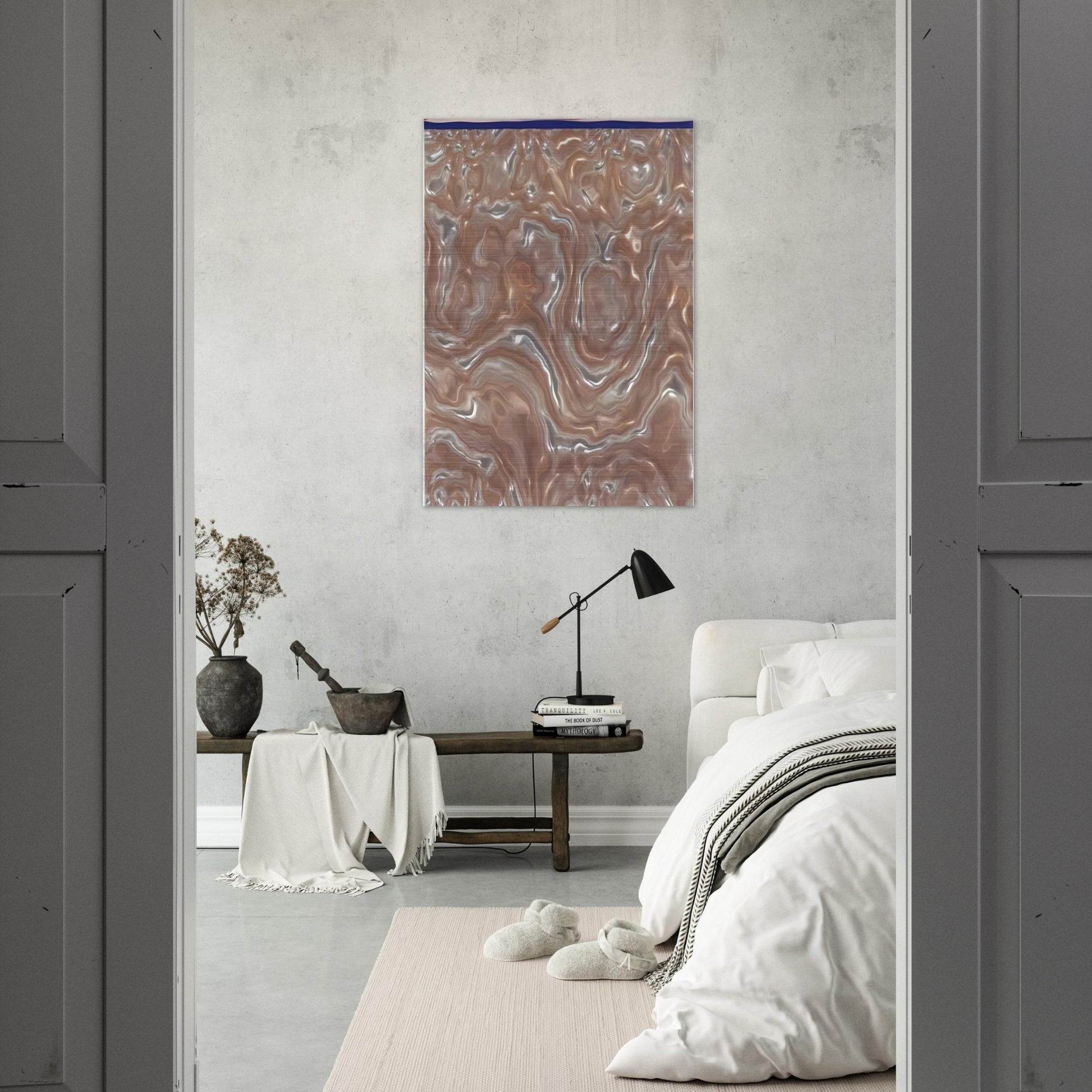 UNTITLED 1965 - Roy Lichtenstein Brushed Aluminum Print - 70x100 cm / 28x40 inches | Roy Lichtenstein Aluminum Print | Roy Lichtenstein Prints