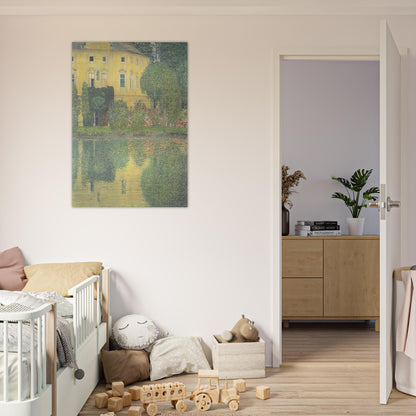 SCHLOSS KAMMER ON THE ATTERSEE IV - Gustav Klimt Brushed Aluminum Print - 70x100 cm / 28x40 inches | Gustav Klimt Aluminum Print | Gustav Klimt Prints