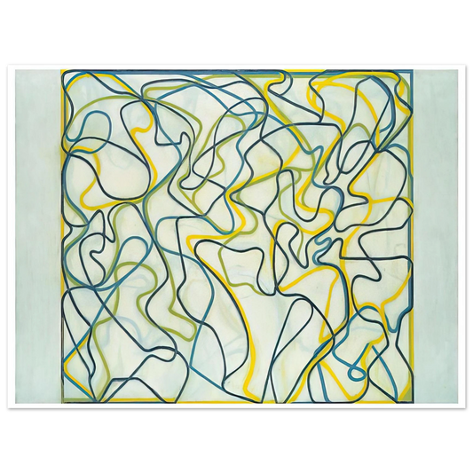 Brice Marden - Third Letter - 2009  75x100 cm / 30x40inches Fine Art Poster