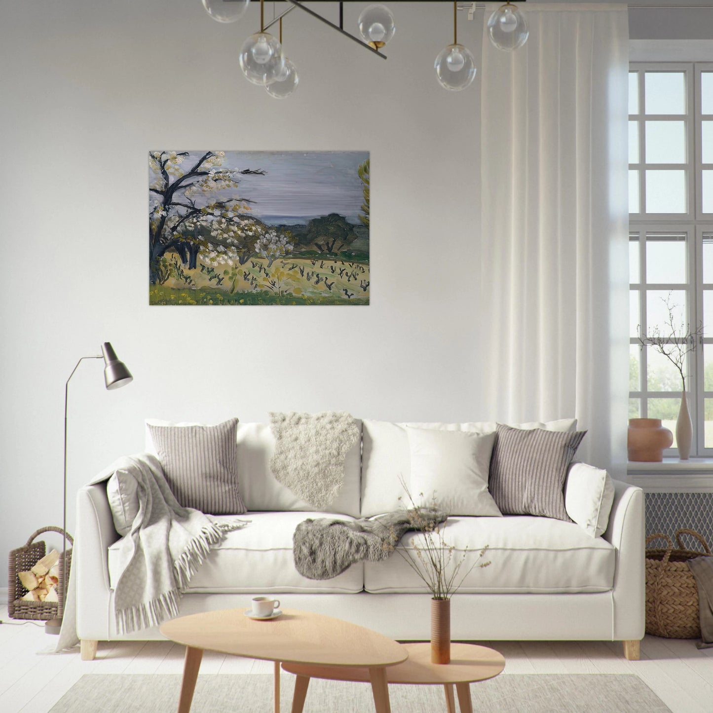 LANDSCAPE NICE 1919 - Henri Matisse Brushed Aluminum Print - 70x100 cm / 28x40 inches | Henri Matisse Aluminum Print | Henri Matisse Prints