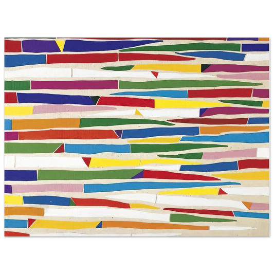Piero Dorazio - Composite - Color Field Painting  75x100 cm / 30x40inches Fine Art Poster