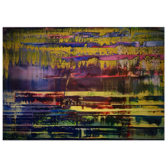 WALLACE BOURNES - Gerhard Richter Brushed Aluminum Print - 70x100 cm / 28x40 inches | Gerhard Richter Aluminum Print | Gerhard Richter Prints