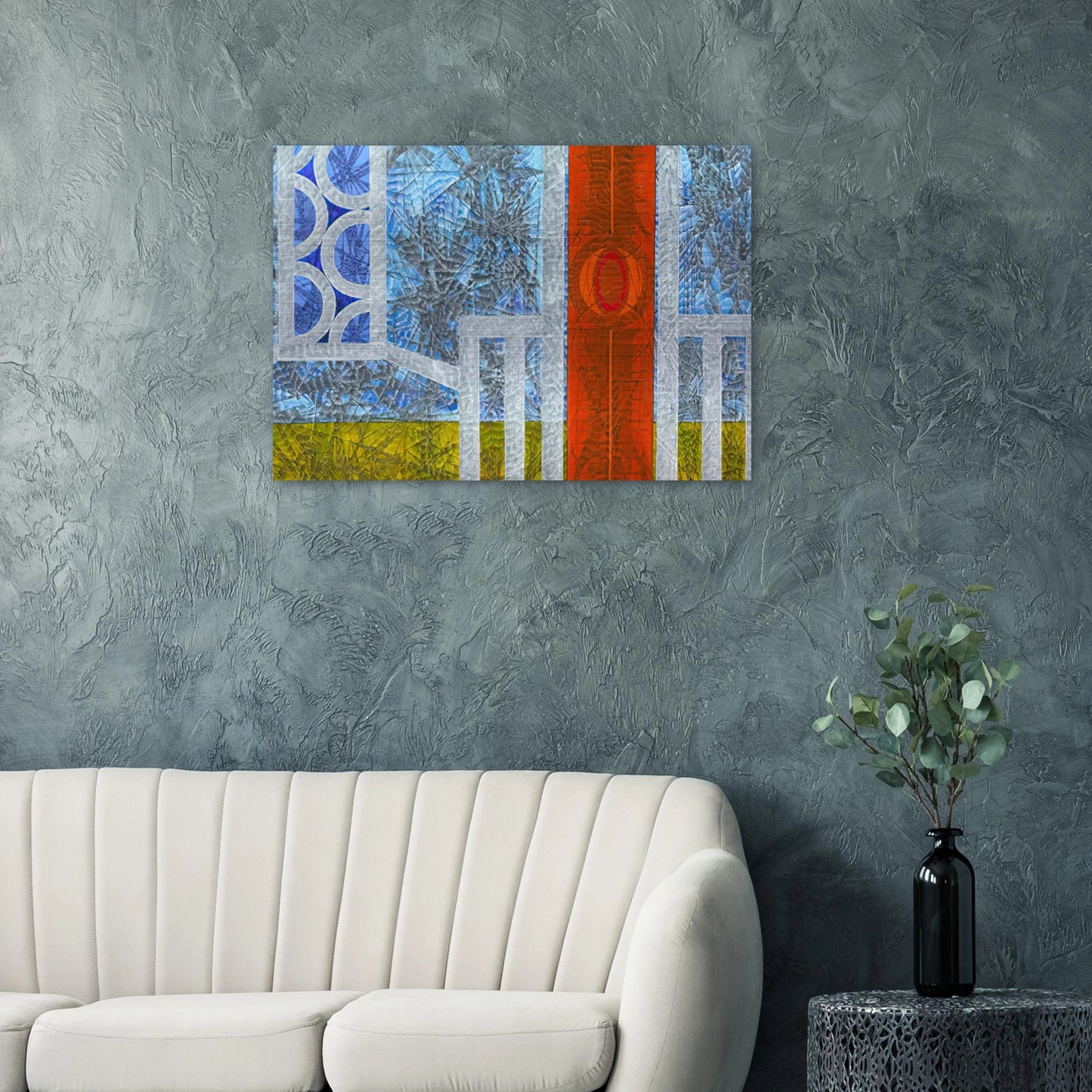 Epilogue - 1974 - Jimmy Ernst Brushed Aluminum Print - 70x100 cm / 28x40 inches | Jimmy Ernst Aluminum Print | Jimmy Ernst Prints