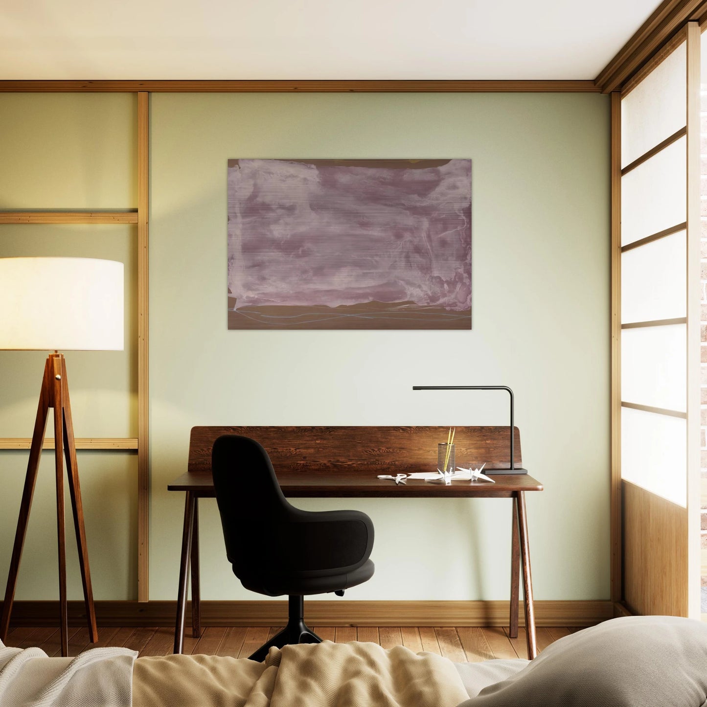 Soho Dreams - 1987 - Helen Frankenthaler Brushed Aluminum Print - 70x100 cm / 28x40 inches | Helen Frankenthaler Aluminum Print | Helen Frankenthaler Prints