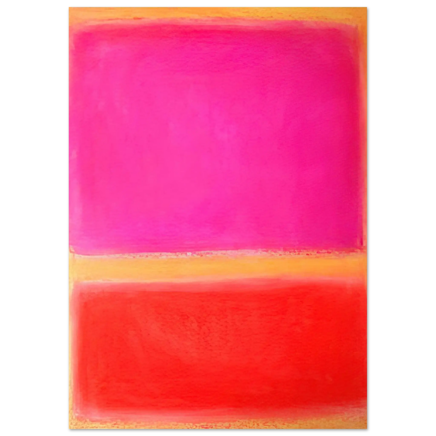 Helen Frankenthaler - Untitled - Color Field Painting Wall art - 21x29.7 cm / 8x12" - Fine Art Poster - -